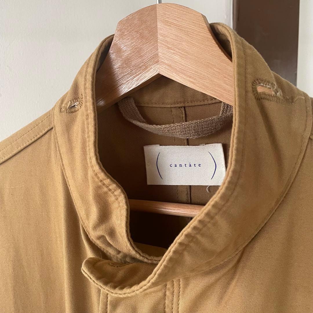 ジャケット・アウター cantate Fish Tail Coat-Stand Collar M-51