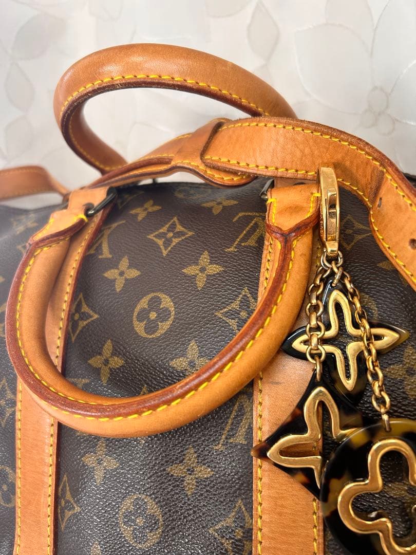 Louis Vuitton ボストンバッグ モノグラムチャーム付き