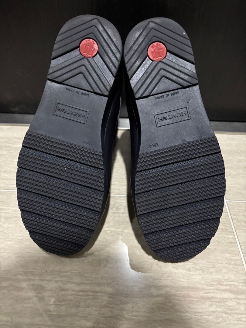 HUNTER ハンター ショートブーツ レインブーツ 23cm ブラック