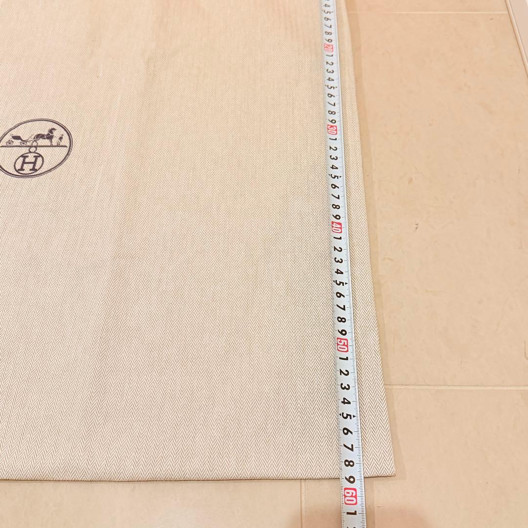 HERMES エルメス バッグ 保存袋 布袋 ショッパー へリボーン柄 超特大