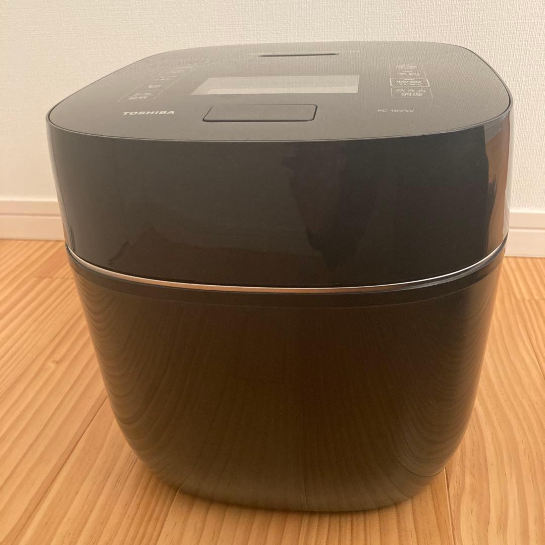 ジャンク品　東芝 TOSHIBA RC-18VSV IH炊飯器 ブラック 一升