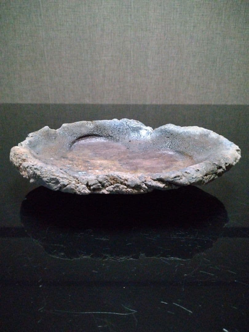 【備前焼 ３足皿】伝統工芸士  森本 桂／送料込み！