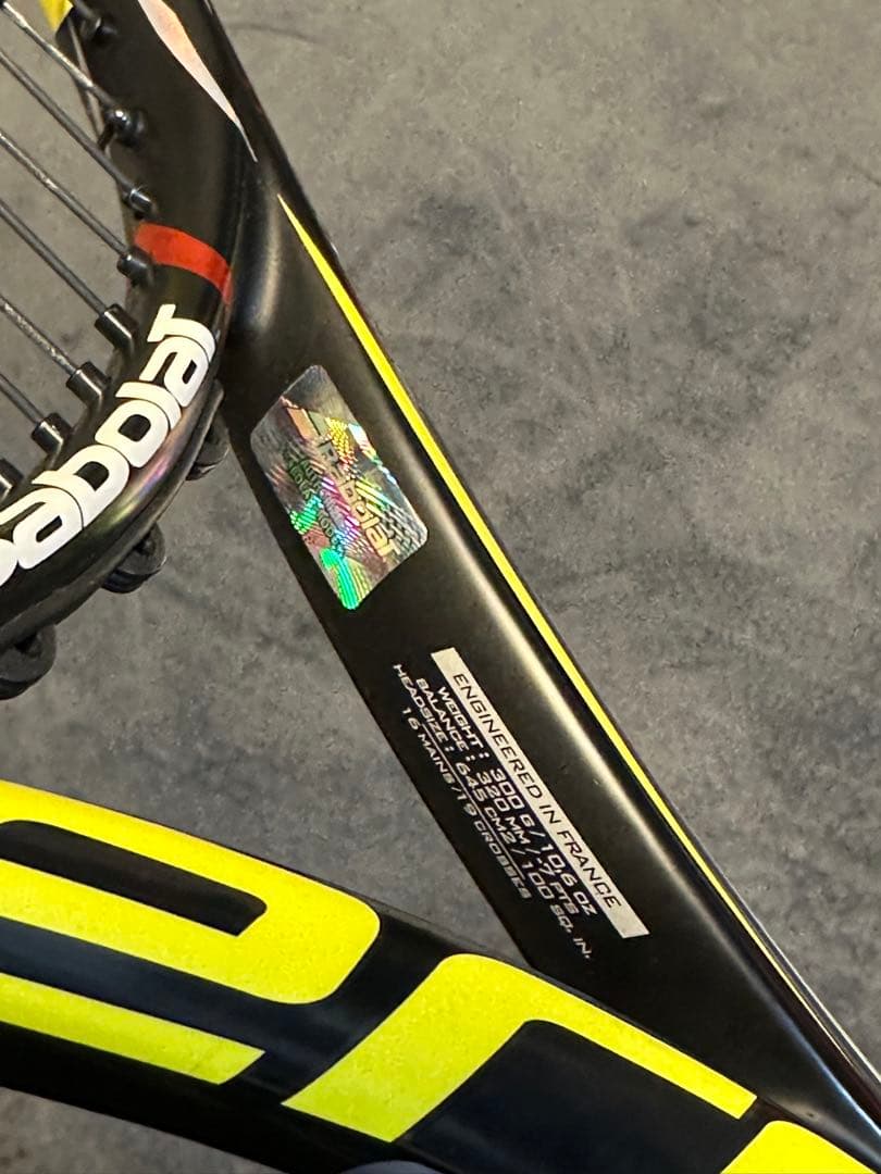 【超美品】Babolat aeroprodrive G3