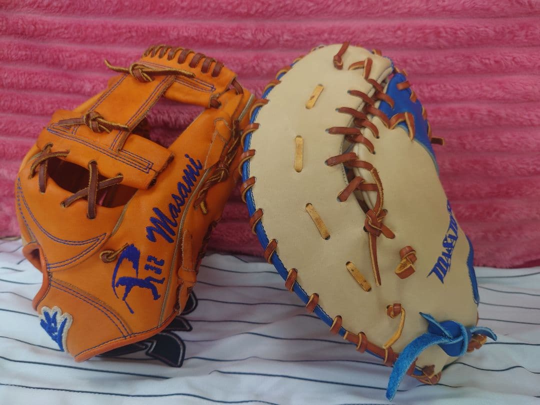 NPB ラグデリオン プロ野球選手支給品硬式 グラブ、ミット2点セット