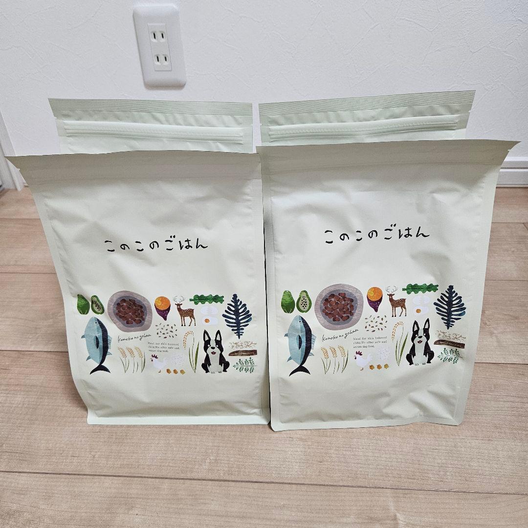 コノコトトモニ このこのごはん1kg×4袋　ドッグフード