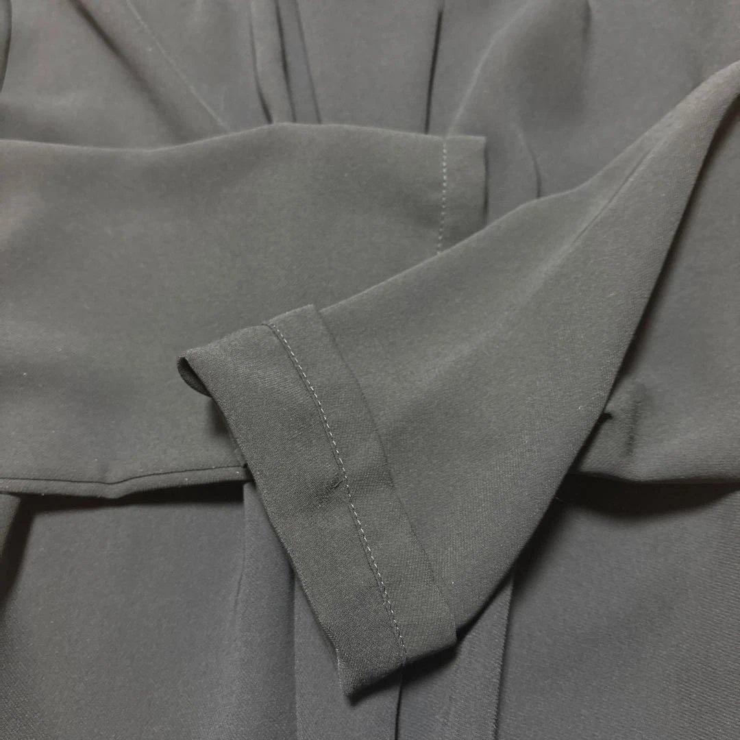 theory luxe ネイビー長袖ブラウス38