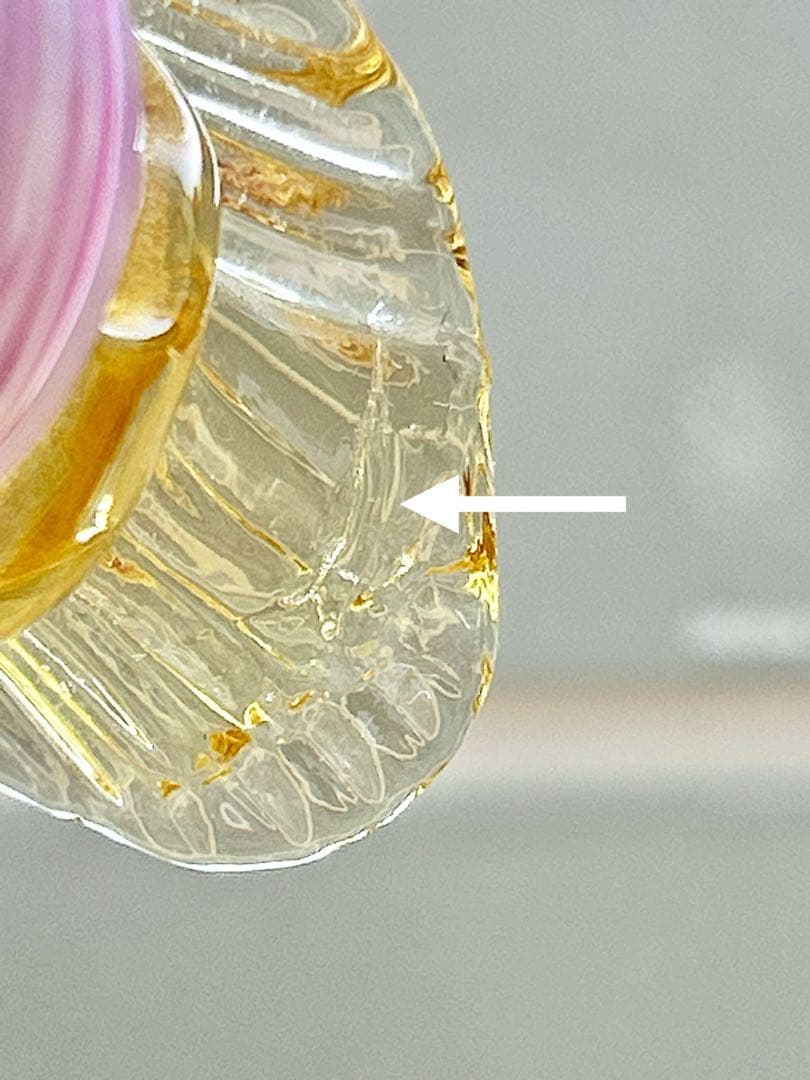 ベネチアン ガラス murano ムラーノ 貴婦人 ドール オブジェ ピンク 桜