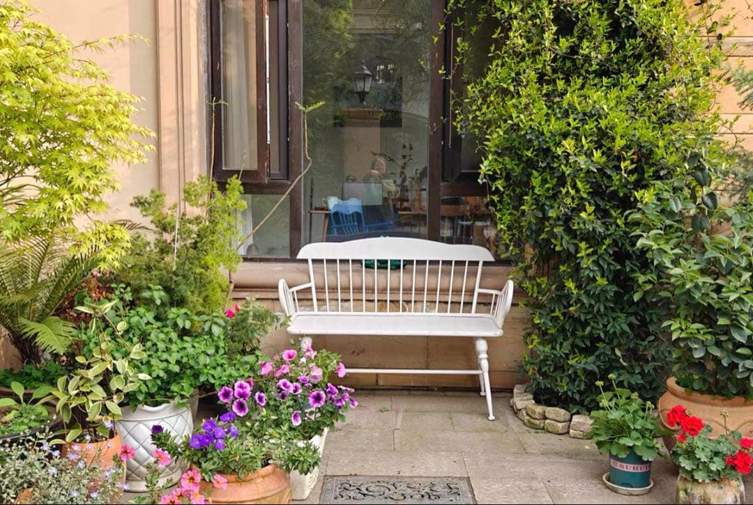 フランス　アンティーク　ヴィンテージガーデンベンチ