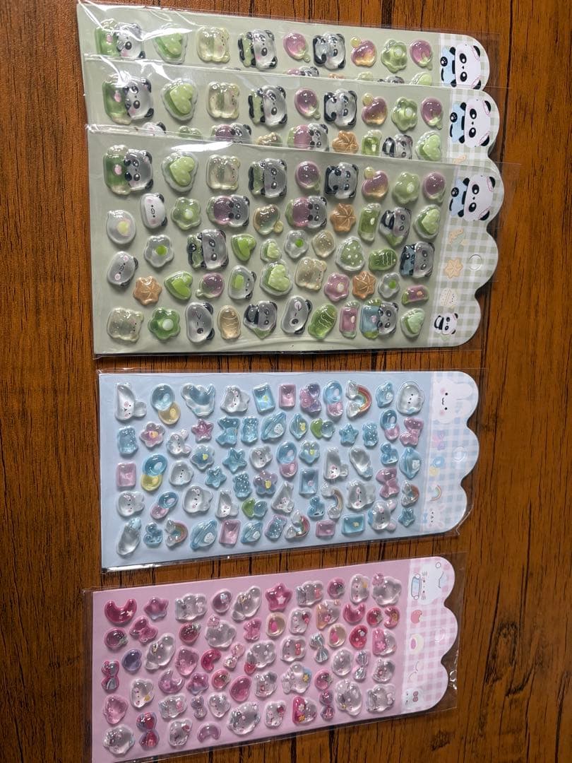 スヌーピー・トムとジェリー・キャラクターぷくぷくシールセット売り ※バラ売り可