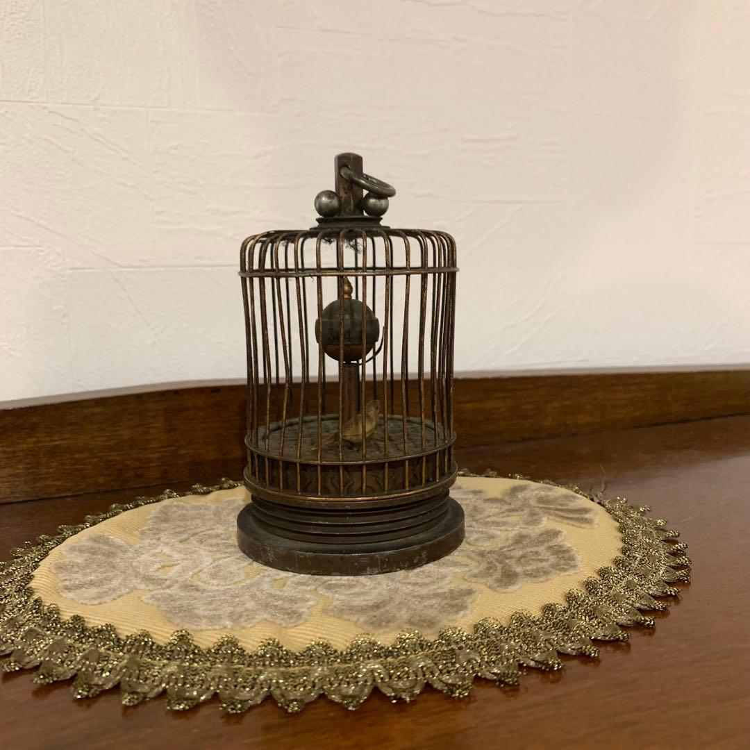 稀少❗️戦前 手巻き時計 鳩時計 置き時計 アンティーク時計 ビンテージ時計