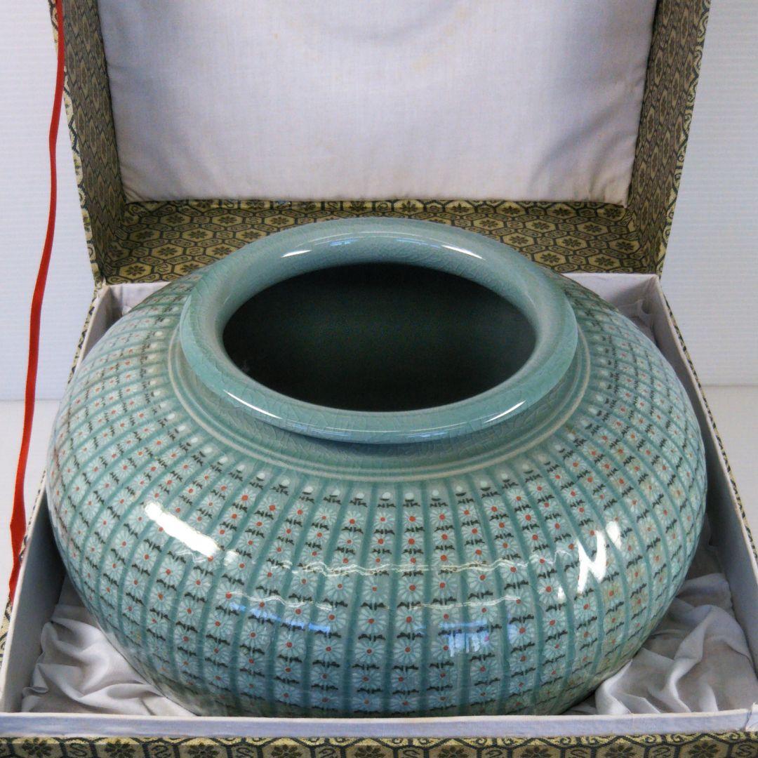 高麗青磁　芸珍　花瓶