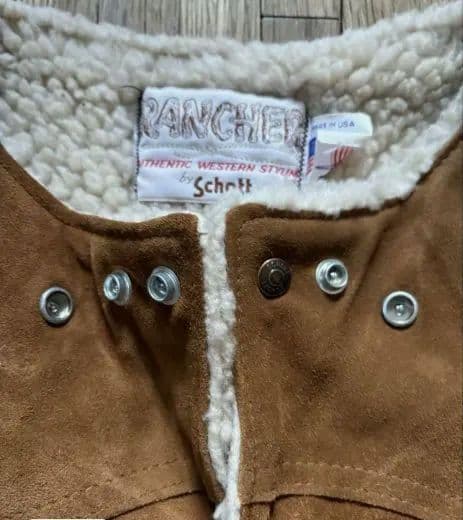 Schott スエード　ベスト