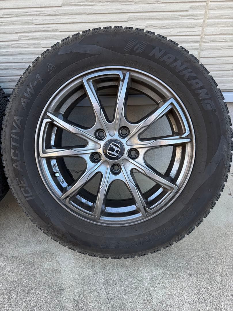 16インチ スタッドレスタイヤ・ホイールセット　オデッセイRC1