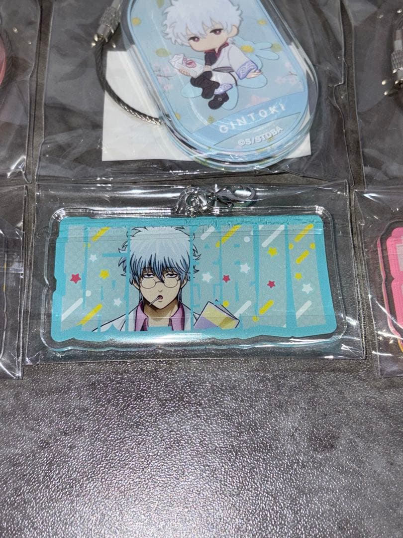 銀魂　3年Z組銀八先生　アクリルチャーム　2連ワイヤー　BIG アクキー