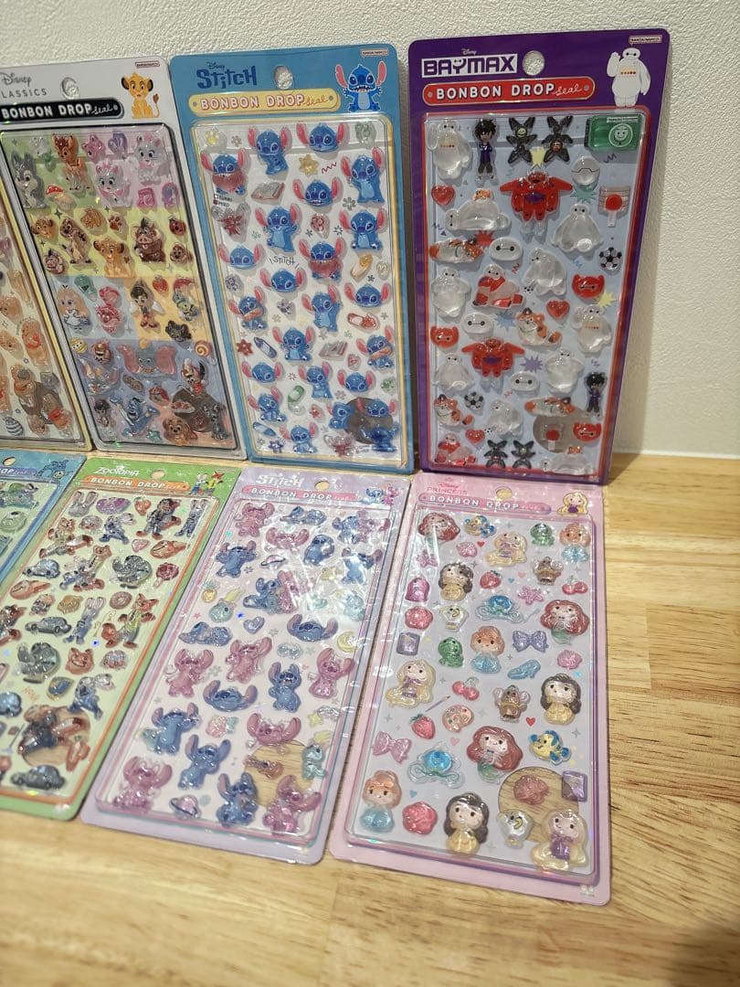 【正規品】ボンボンドロップシール　ディズニー　コンプリート