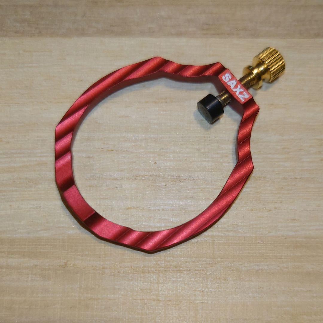 SAXZ リガチャー「HEAVEN'S TREE」ミディアム パッションレッド