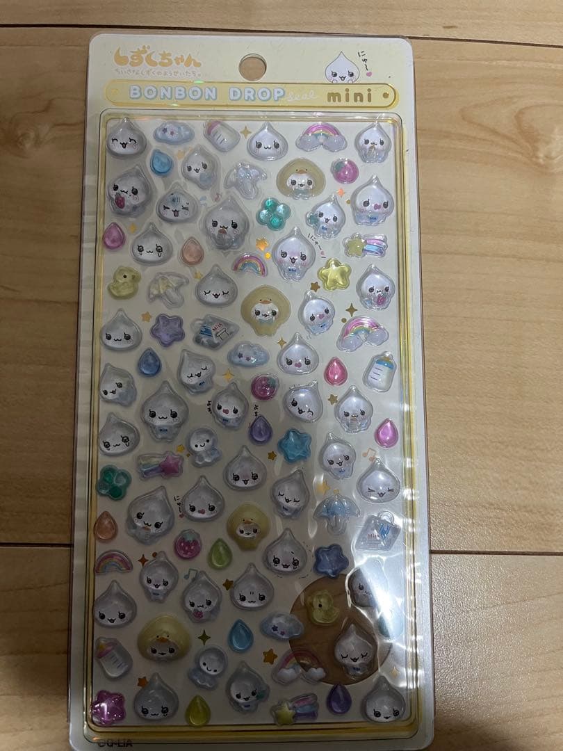 【正規品】ボンボンドロップシール ミニ サンリオ 8種 ＋しずくちゃん4種類