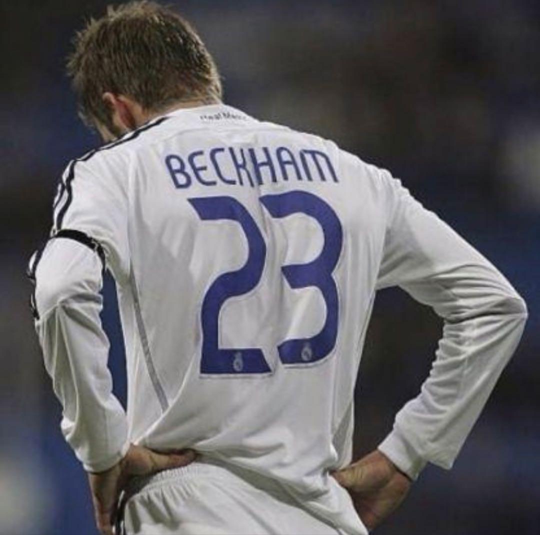 レアルマドリード ベッカム06/07CLユニ Lサイズ