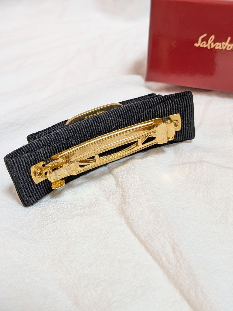 サルヴァトーレ フェラガモ ★バレッタ ブラック 箱付き ferragamo