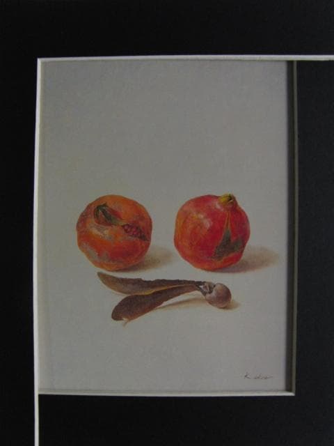 奥江一太　「朱紫」、希少画集より、状態良好、新品高級額装付