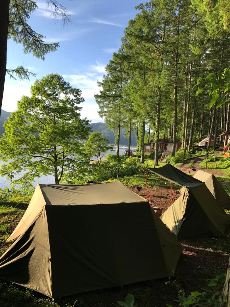 取説付き《バンドックソロベース仕様》二股フレーム＋棟ポール　らくらく設営快適空間