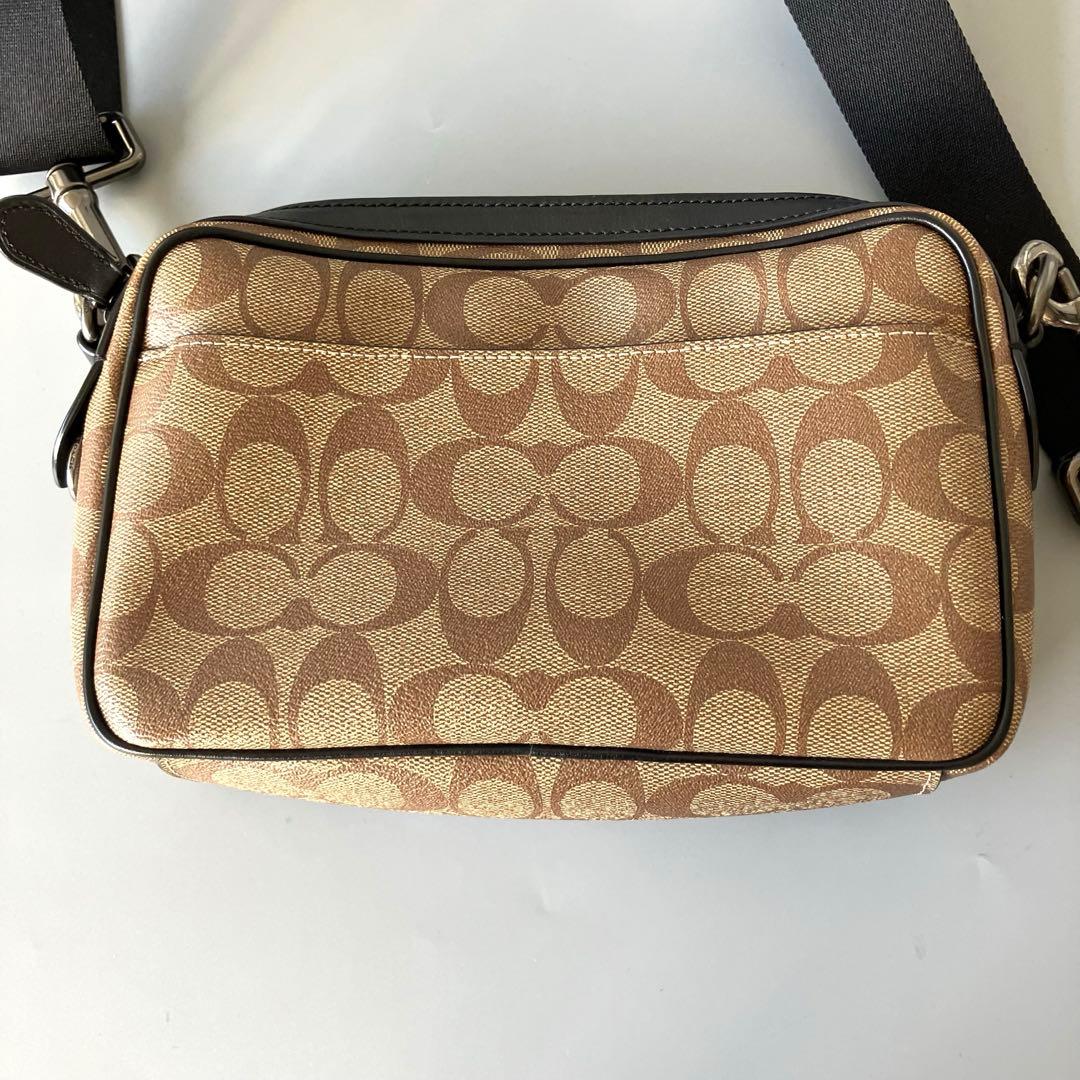 ◆美品 COACH コーチ ショルダーバッグ F50715 シグネチャー