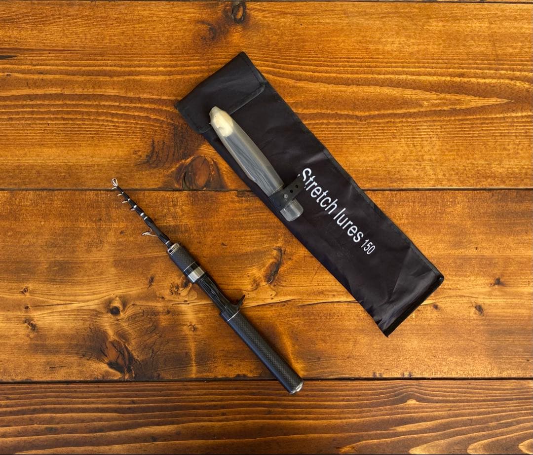 ベイトテレスコロッド　釣り竿セット　5ft ベイトロッド　トラウトロッド　渓流釣