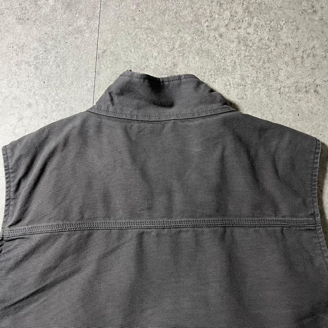 Carhartt FR ダックベスト 裏ボア グレー L〜XL 00s