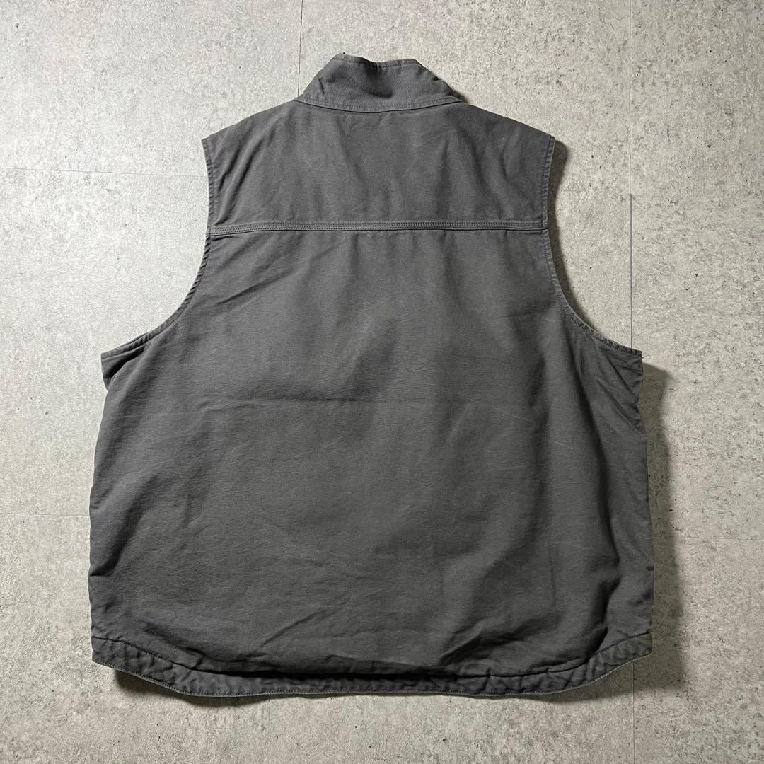 Carhartt FR ダックベスト 裏ボア グレー L〜XL 00s