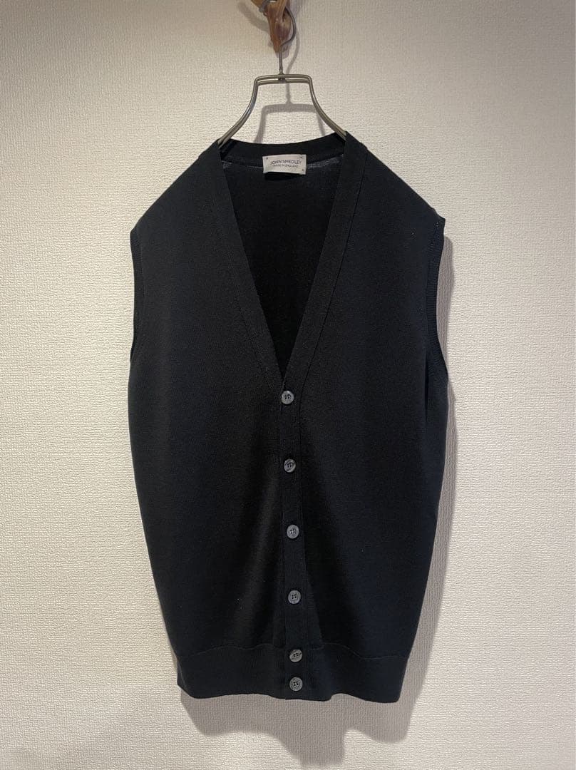 イングランド製 JOHN SMEDLEY ウール ニット ベスト