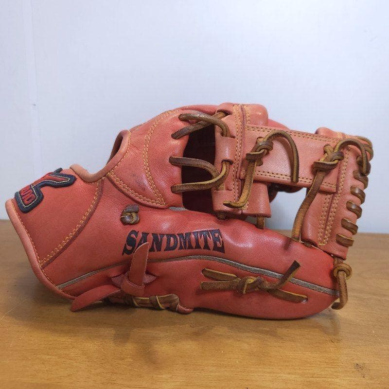 ミズノ サンドメイト 限定モデル 人気レッドラベル 内野用 軟式グローブ