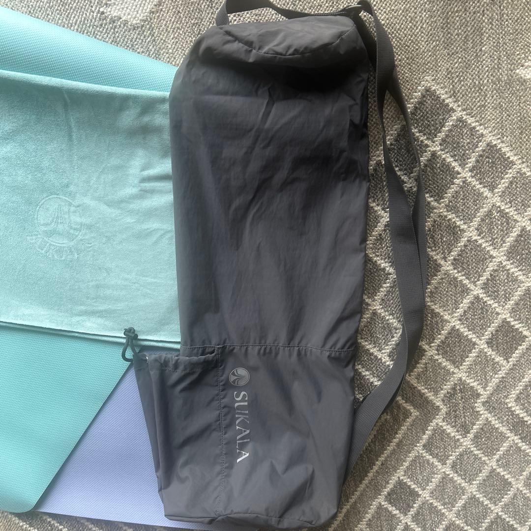 ヨガマット３点セット ミントグリーン ラベンダー