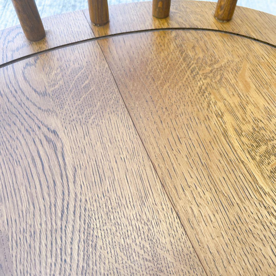 【美品送料込】飛騨産業 キツツキマーク アンティーク 木製ロッキングチェア①