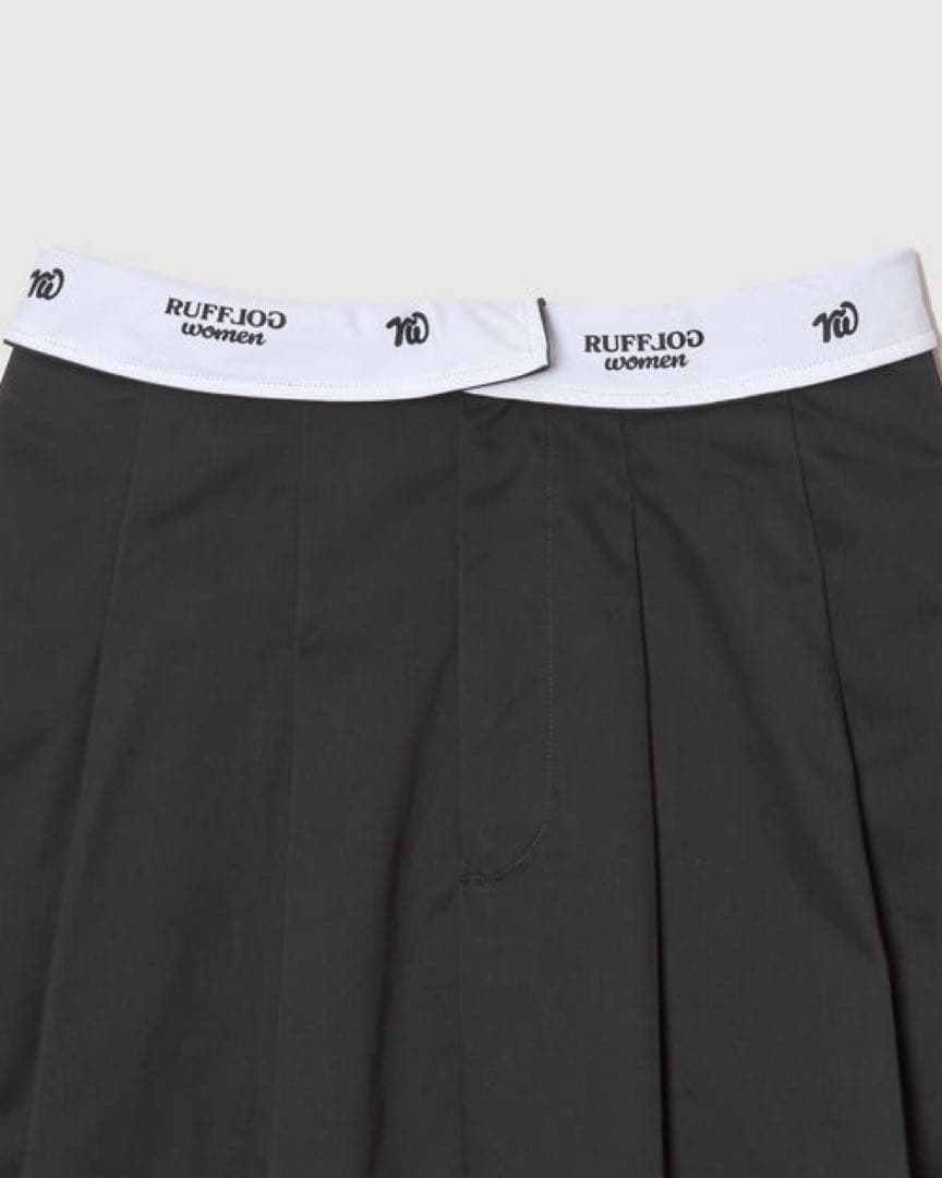 ラフロッグ　ウエストデザインスカート　グレー