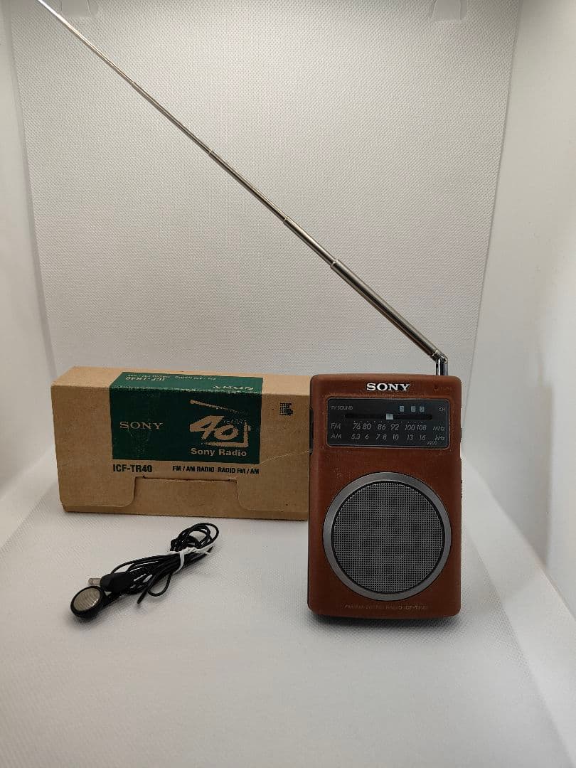 SONY ICF-TR40 FM/AMラジオ(1995年製)1チップIC