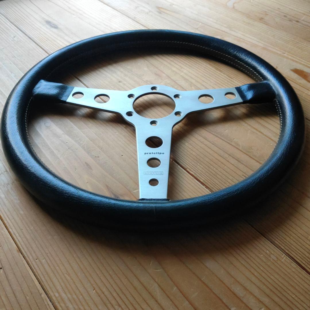 絶版 フラット MOMO プロトティーポ ステアリング 36Φ 旧車 空冷