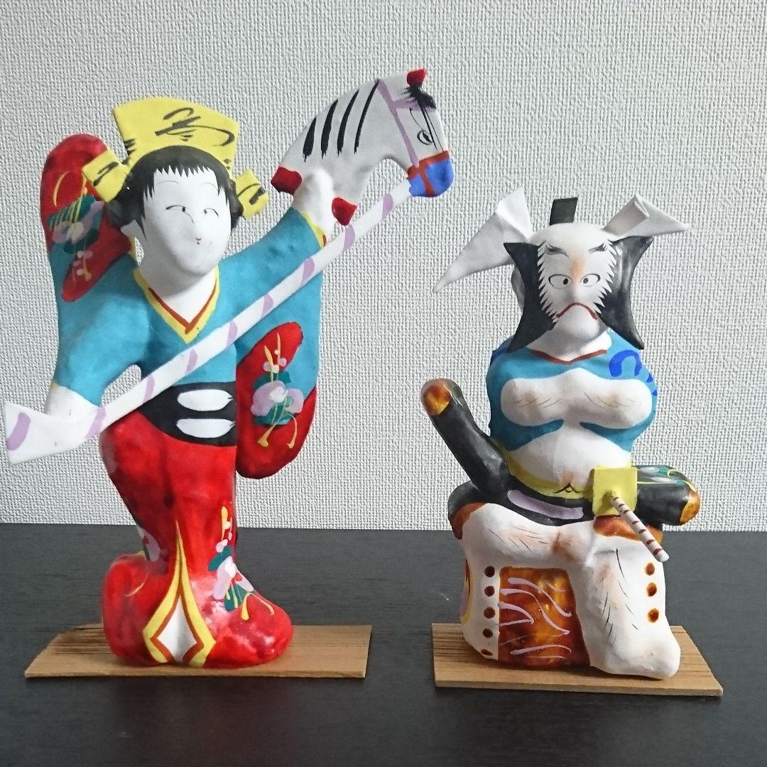 2025)  福島  三春張り子  2体