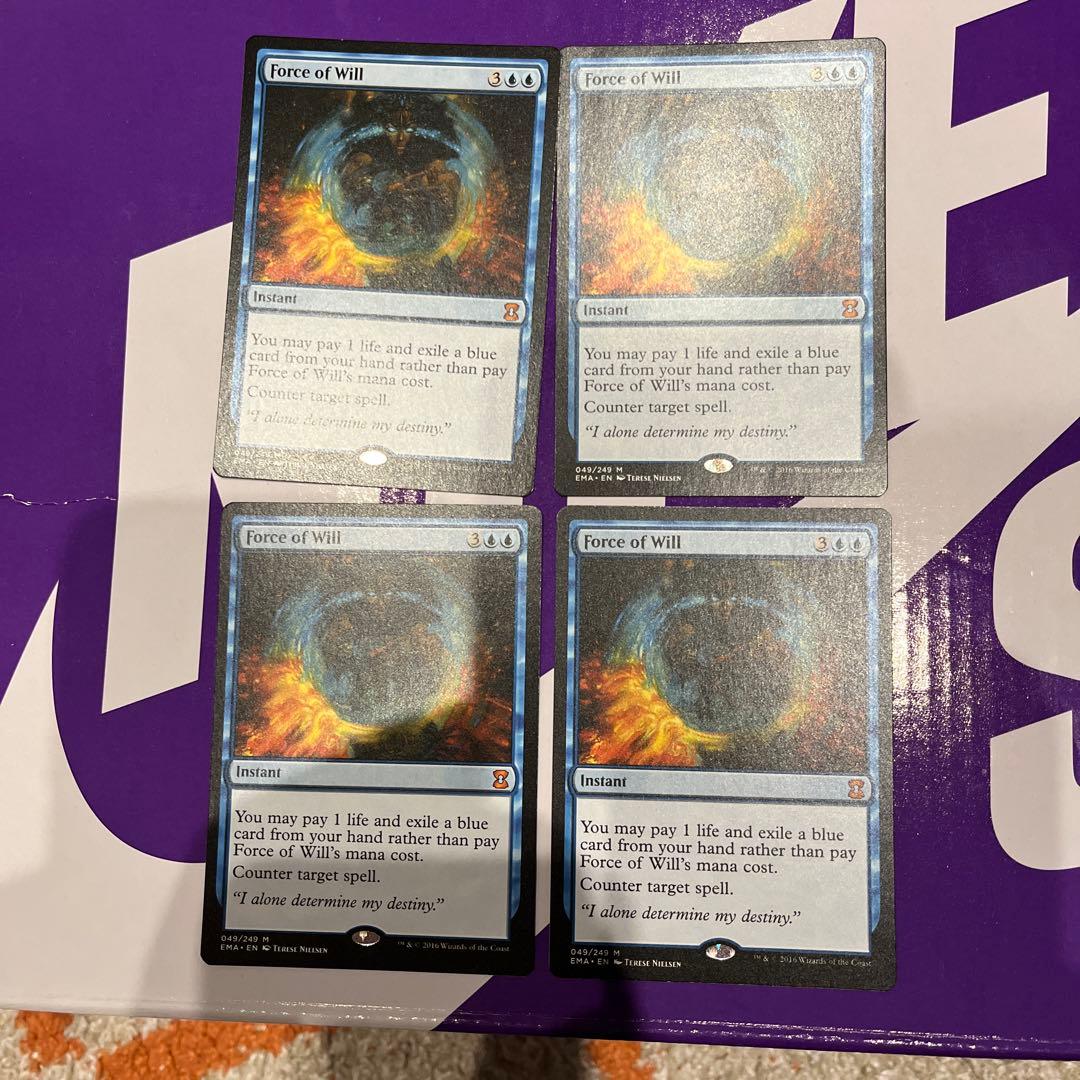 意思の力　４枚セット