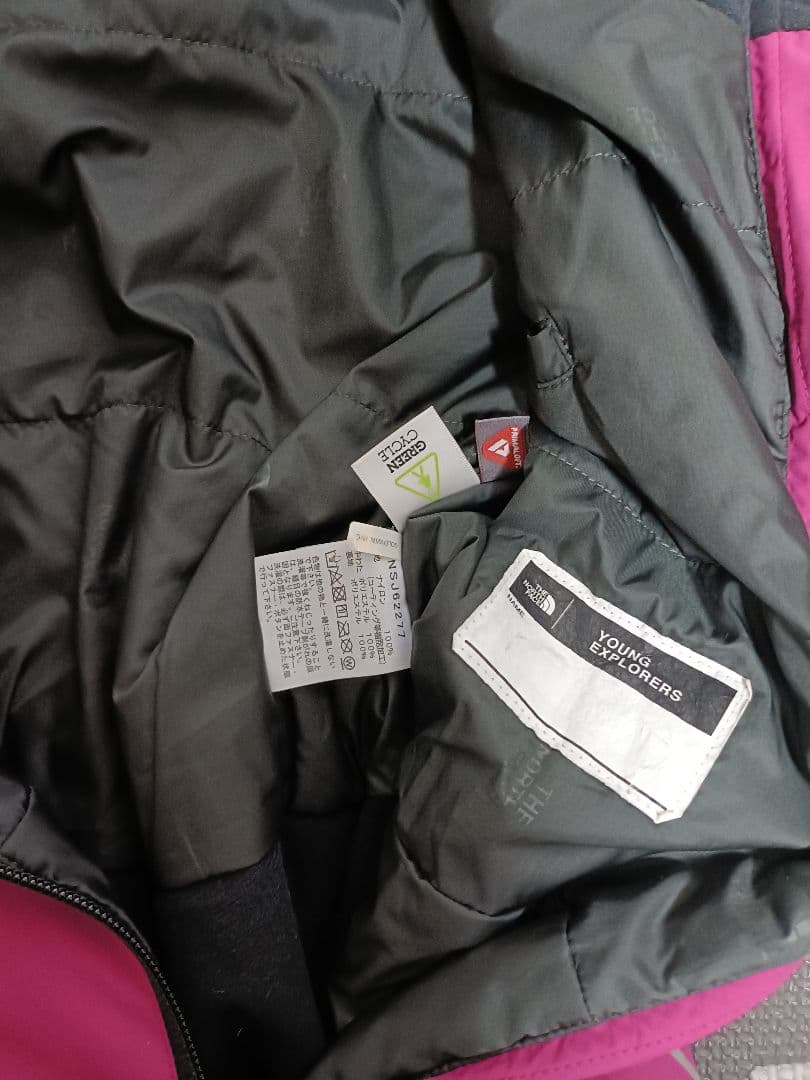 THE NORTH FACE 子ども スノーウェア ピンク　ジャンプスーツ110