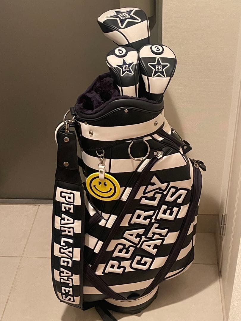 超希少モデル★PEARLY GATES パーリーゲイツ ボーダー キャディバッグ