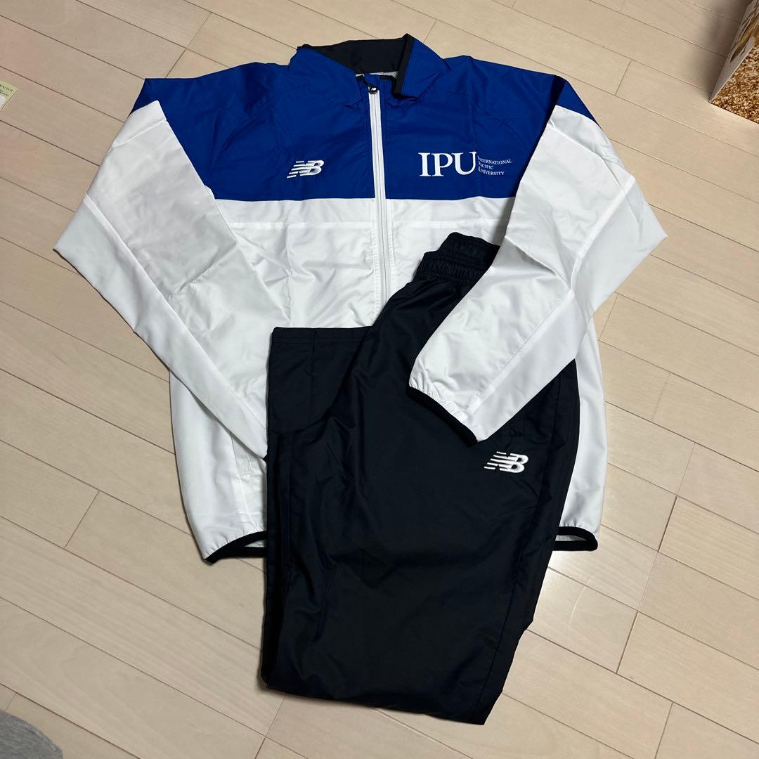 【新品未使用】環太平洋大学IPU 陸上競技部ウィンドブレーカー上下２枚セットXL