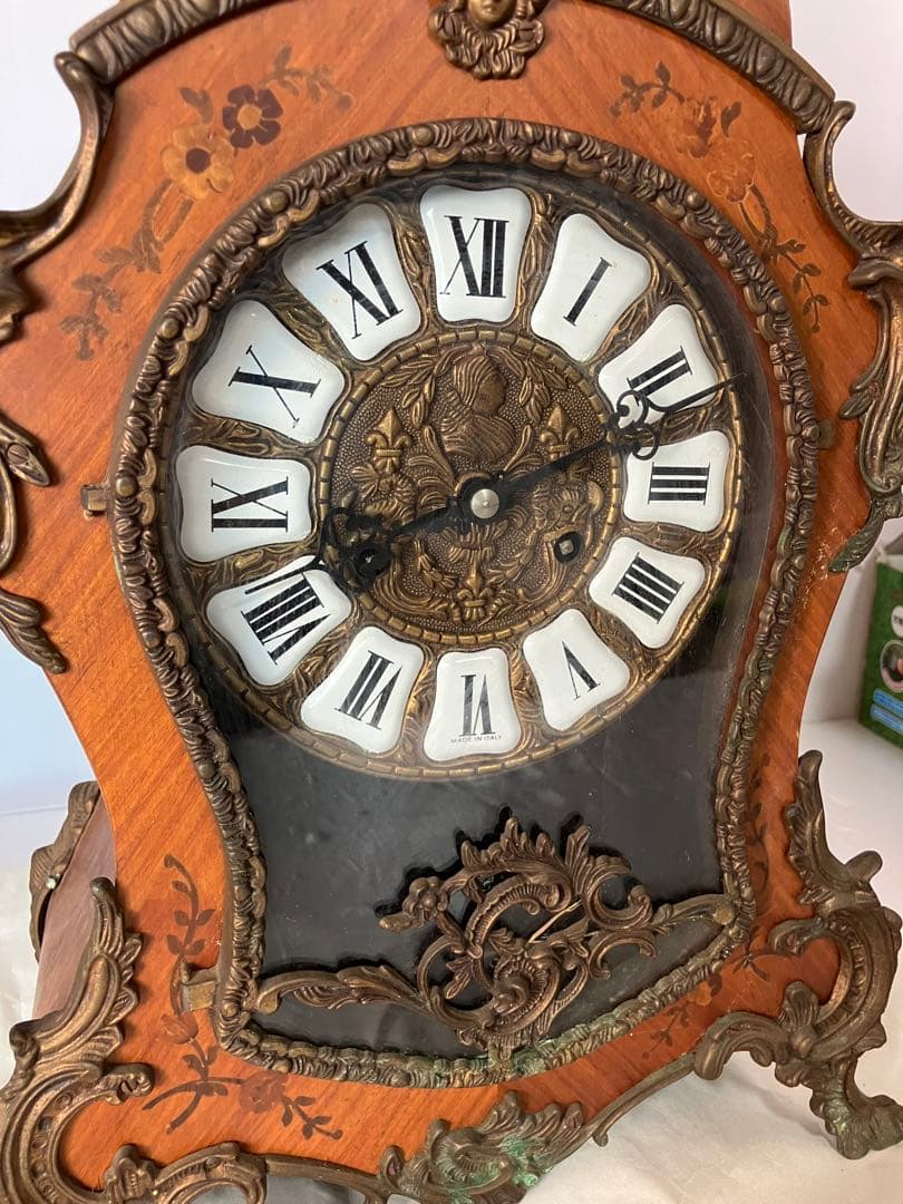クラシックな西洋 ゼンマイ式 振り子時計 置き時計 西洋 アンティーク