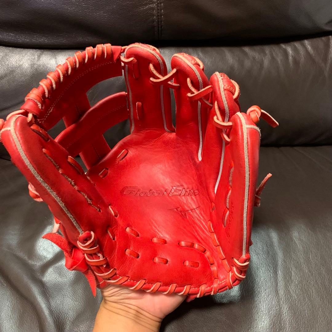 ミズノ　グローバルエリート　軟式内野手用グローブ