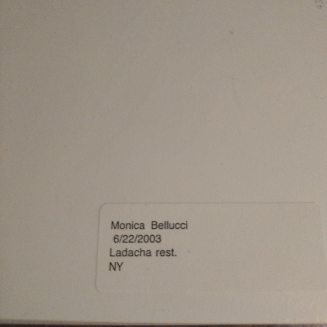 モニカ・ベルッチ　直筆サイン　オートグラフ　8×10インチ　東京コミコン