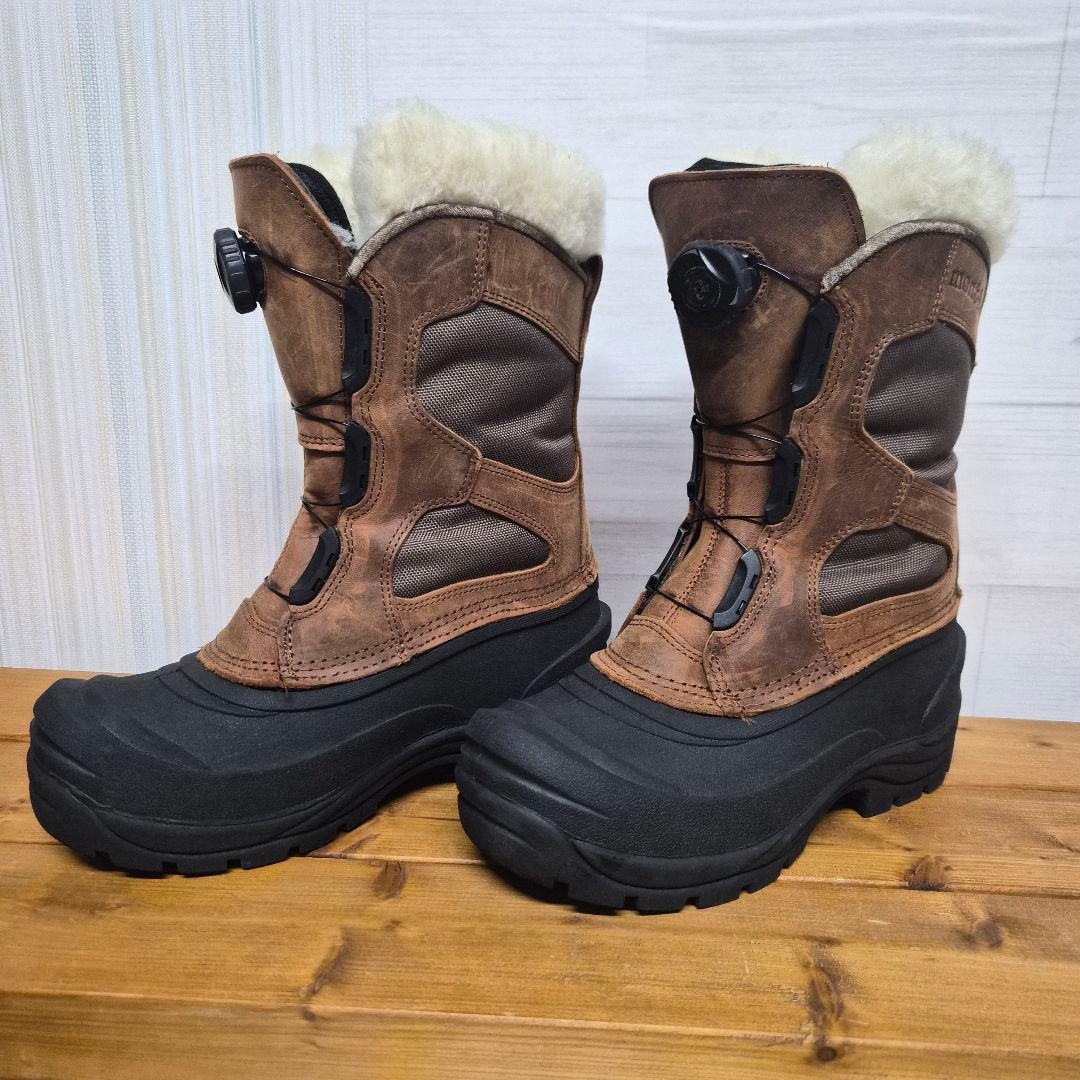 mont-bell ヴェイルブーツ 24cm 防寒 防水 ボア ブーツ 美品