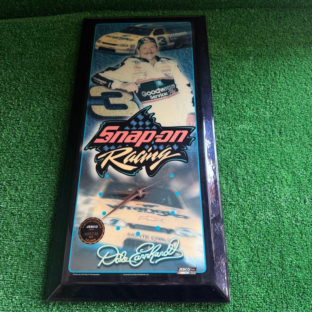 ＆】激レア デイル・アーンハート スナップオン 掛時計 SNAP-ONナスカー