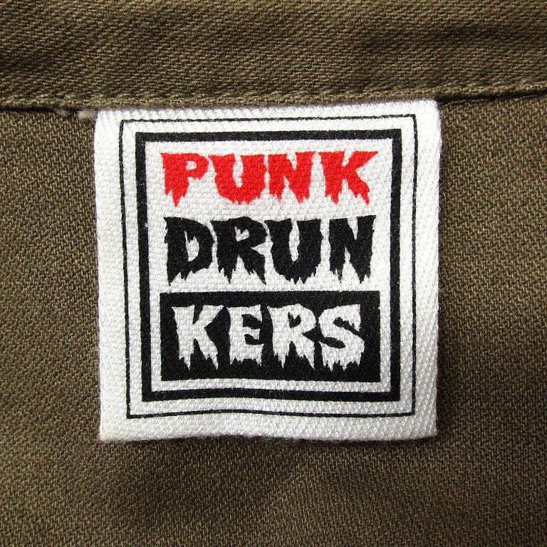 PUNK DRUNKERS パンクドランカーズ 日章モッズコート XL カーキ