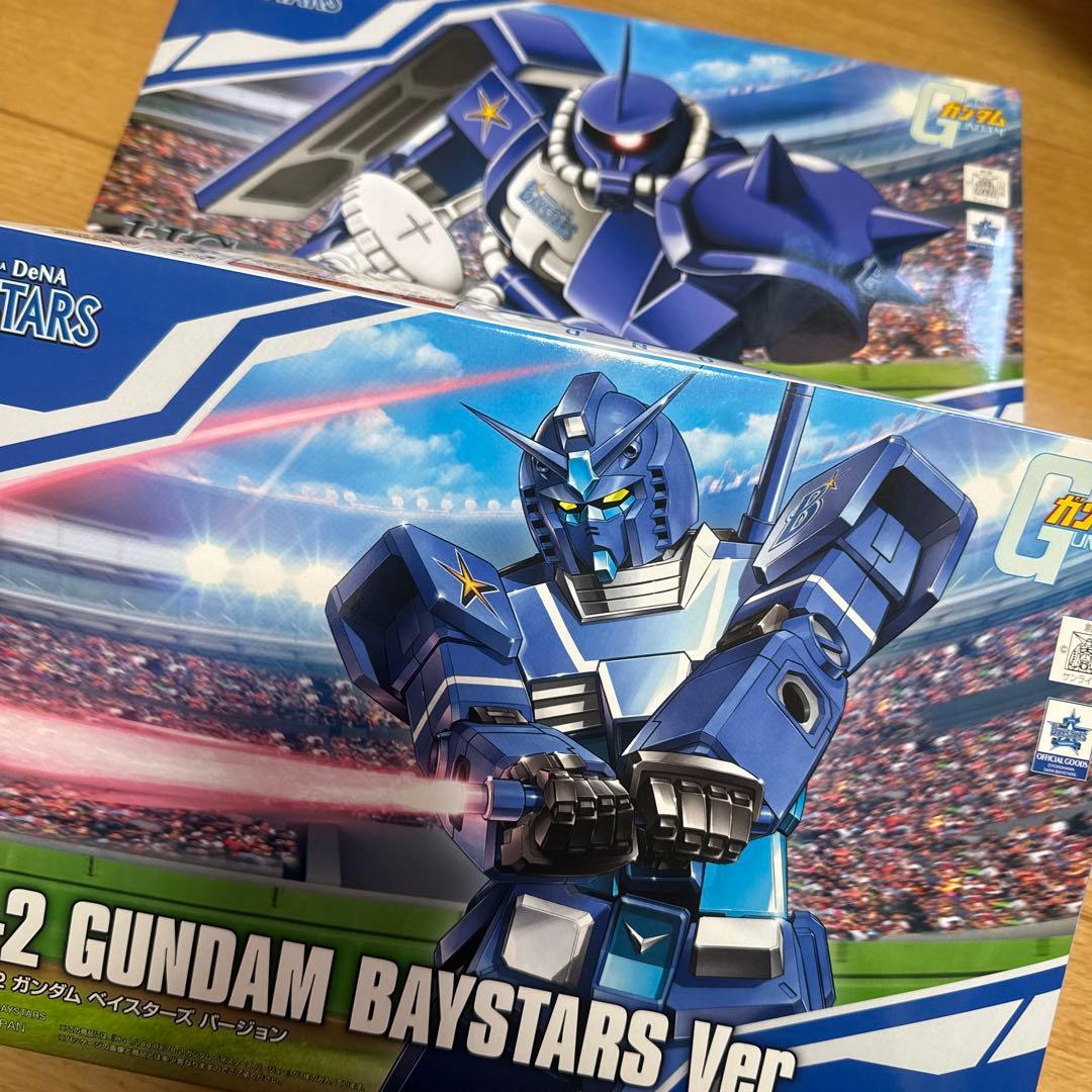 新品未使用品ガンプラプロ野球横浜ベイスターズHG 1ガンダムサグⅡ セット販売