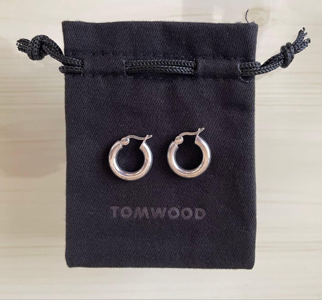 TOM WOOD シルバー フープピアス