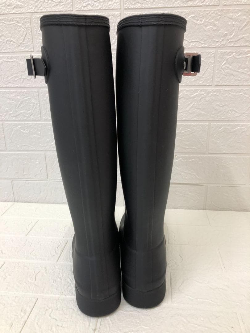 HUNTER トール バック アジャスタブル レインブーツ 23.5cm